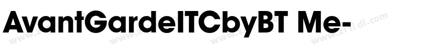 AvantGardeITCbyBT Me字体转换
